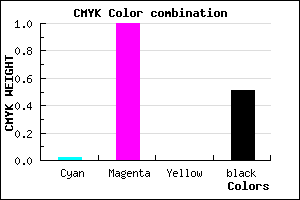 #7B007E color CMYK mixer