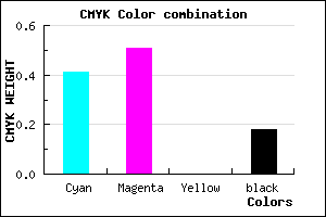 #7B66D0 color CMYK mixer
