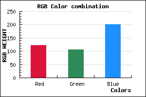 rgb background color #7B69C9 mixer