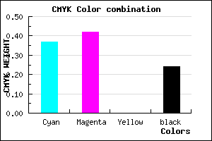 #7B70C2 color CMYK mixer