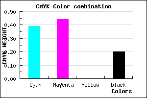 #7B71CB color CMYK mixer