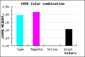 #7B73C9 color CMYK mixer