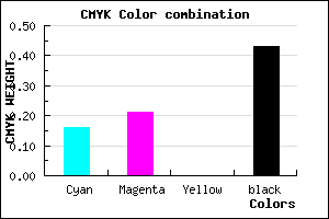 #7B7492 color CMYK mixer