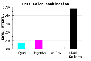 #7B7684 color CMYK mixer