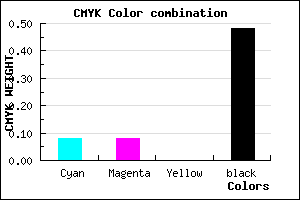 #7B7B85 color CMYK mixer