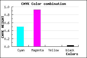 #7B12F8 color CMYK mixer