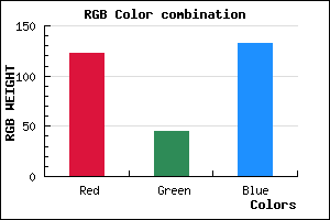 rgb background color #7B2D85 mixer