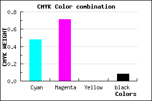 #7B43EB color CMYK mixer