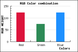 rgb background color #7B4B7B mixer