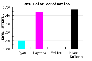 #7B4C88 color CMYK mixer