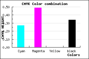#7B57A9 color CMYK mixer