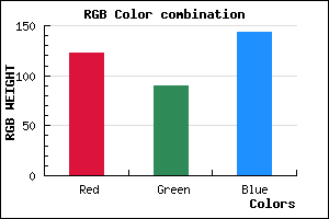 rgb background color #7B5A8F mixer