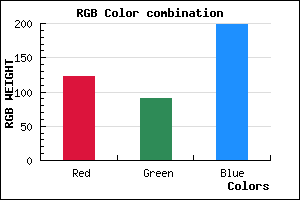 rgb background color #7B5AC7 mixer