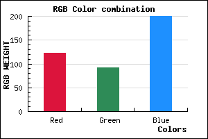 rgb background color #7B5CC8 mixer
