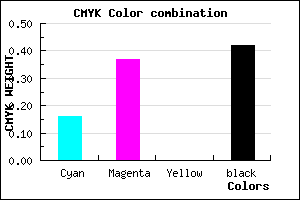 #7B5D93 color CMYK mixer