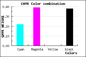 #7B5F9D color CMYK mixer