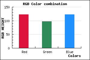 rgb background color #7B617B mixer