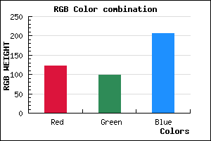 rgb background color #7B62CE mixer