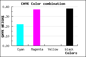 #7B639D color CMYK mixer