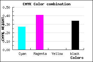 #7B63A9 color CMYK mixer