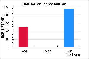 rgb background color #7C00ED mixer