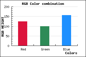 rgb background color #7C649C mixer