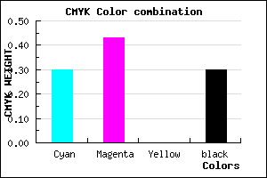 #7C66B2 color CMYK mixer