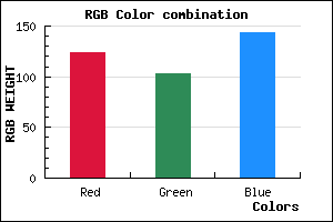 rgb background color #7C678F mixer