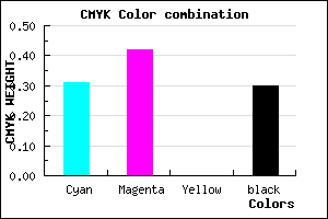 #7C67B3 color CMYK mixer