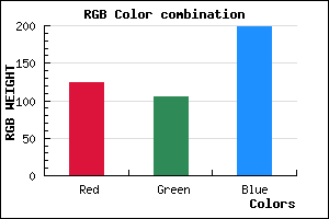 rgb background color #7C69C7 mixer
