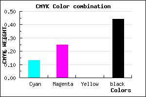 #7C6B8F color CMYK mixer