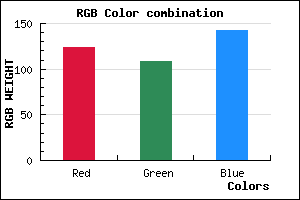 rgb background color #7C6C8E mixer