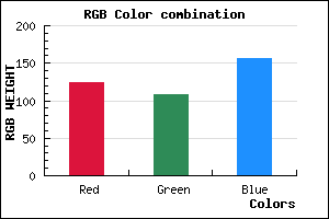 rgb background color #7C6C9C mixer
