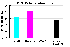 #7C6CB7 color CMYK mixer
