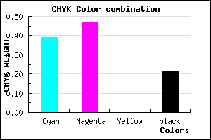 #7C6CCA color CMYK mixer