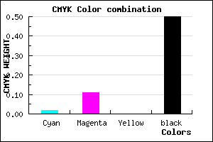 #7C717F color CMYK mixer