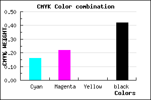 #7C7393 color CMYK mixer