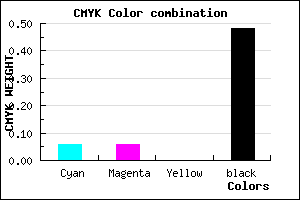 #7C7C84 color CMYK mixer