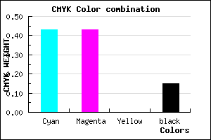 #7C7CDA color CMYK mixer