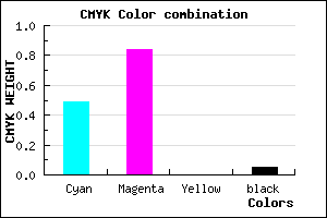 #7C26F2 color CMYK mixer