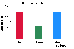 rgb background color #7C3C78 mixer