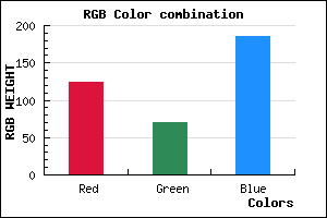 rgb background color #7C46BA mixer