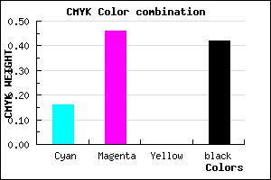 #7C5094 color CMYK mixer