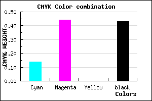 #7C5191 color CMYK mixer