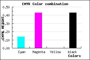 #7C5391 color CMYK mixer