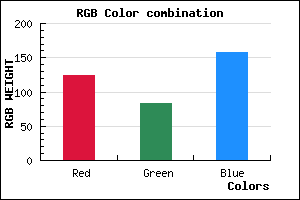 rgb background color #7C539D mixer