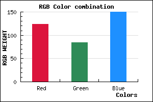 rgb background color #7C5496 mixer