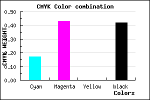 #7C5595 color CMYK mixer