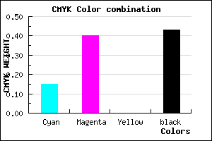 #7C5892 color CMYK mixer