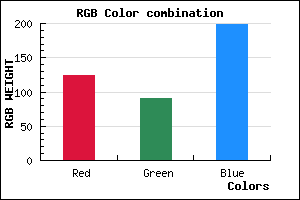 rgb background color #7C5AC7 mixer